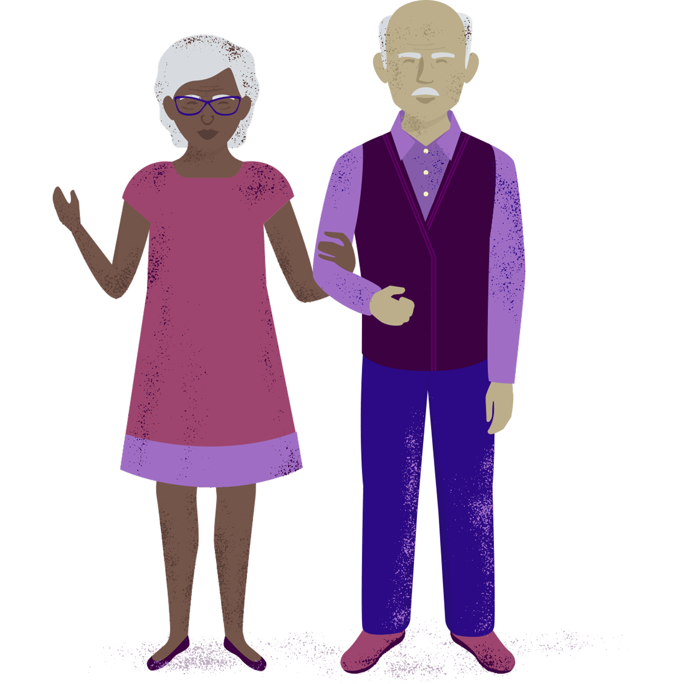 diverse-elderly-couple